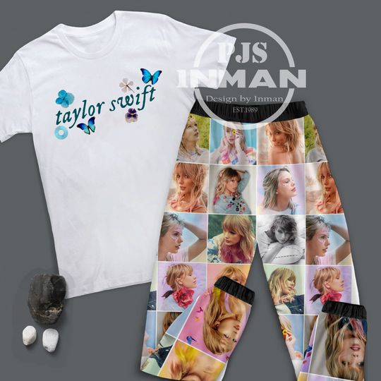 Taylor Eras Era Pajamas Set, Taylor Personalized Family Pajamas, Eras Tour Pajamas Set
