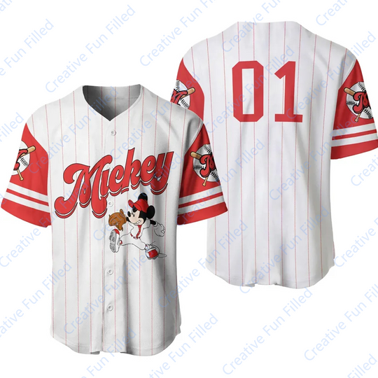 2024 Disney Summer Mickey Mouse Disney Baseball Jersey Baseball Edition Jersey