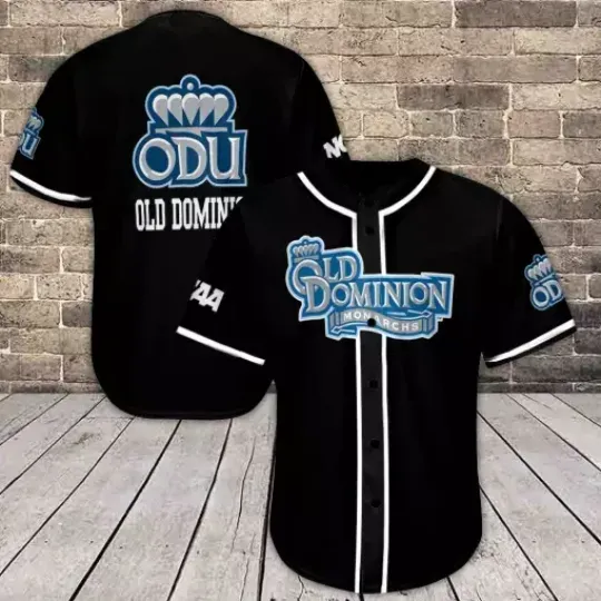 Old Dominion Monarchs Jersey Shirt Baseball Shirt