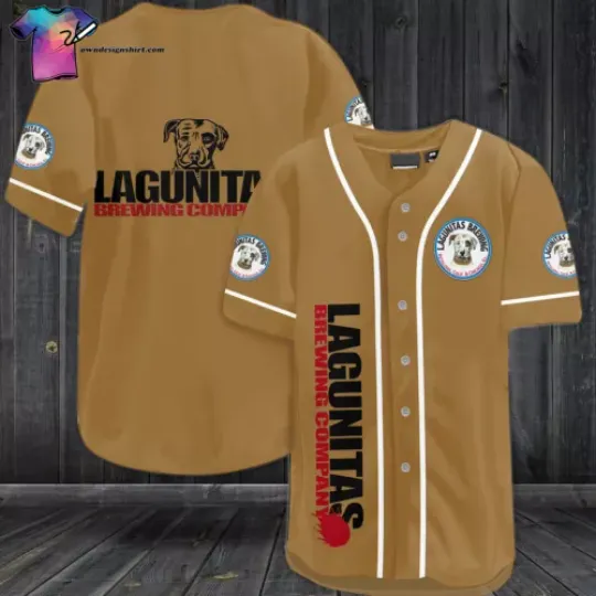 Personalized Lagunitas Beer All Over Print Baseball Shirt Best Gift