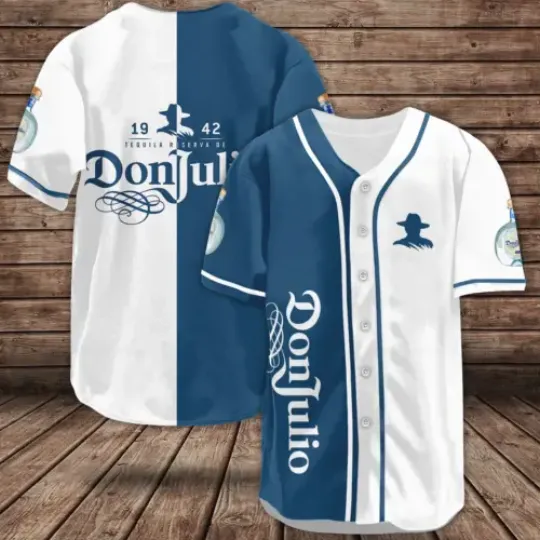 Personalized Don Julio All Over Print Baseball Shirt Whiskey Shirt Best Gift