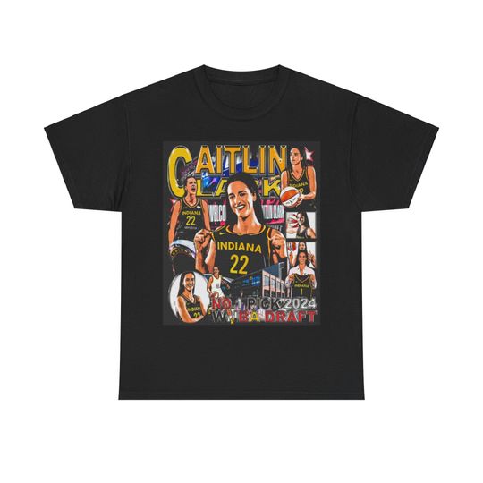 Caitlin Clark Indiana Fever WNBA Womens Basketball NBA Graphic Streetwear Tee Shirt
