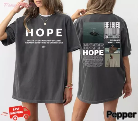 NF Hope Tour 2024 T-Shirt  NF Hope Album Shirt  NF Fan Gifts
