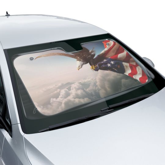 American Patriotic Car Sun Shades