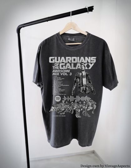Guardians of the Galaxy Marvel Shirt, star lord shirt, awesome mix vol 3