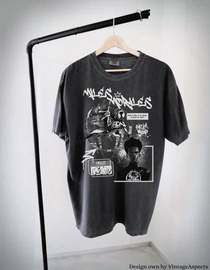 Vintage Miles Morales Shirt, miles morales spiderverse shirt