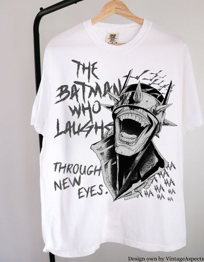 Vintage The Batman Who Laugh Shirt, vintage batman comic book shirt