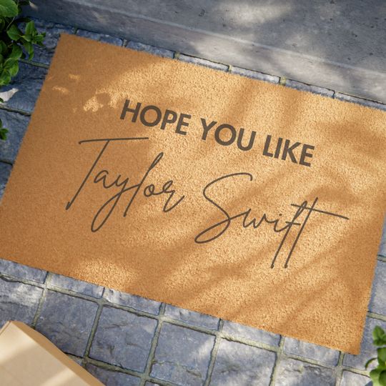 Hope You Like Taylor Welcome Mat Doormat, taylor version Rug, Taylor Welcome Mat