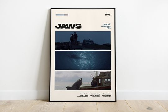Jaws Movie Poster, Movie Poster, Jaws Poster