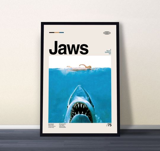 Jaws Poster, Jaws Movie Poster