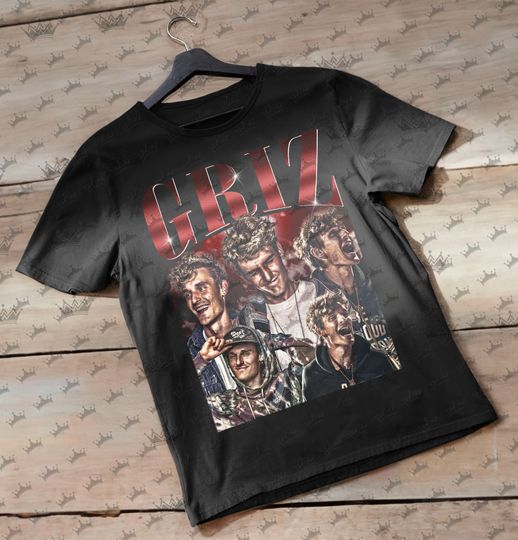 GRiZ Vintage T-Shirt, Homage Retro 90s Graphic, Ideal Gift for EDM and Rave Enthusiasts