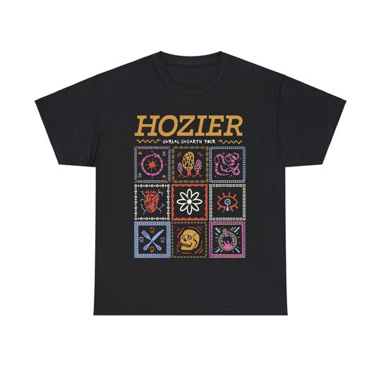 Unreal Unearth Hozier T-shirt, Hozier Tour 2024 Shirt, Vintage Hozier