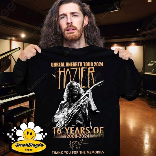 Unreal Unearth Tour 2024 Shirt, H0zier 16 Years Signature T-Shirt, Unreal Unearth