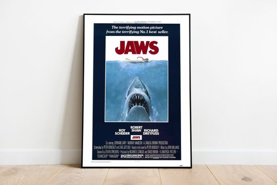 JAWS Poster, JAWS Movie Poster