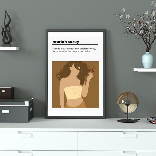 Mariah Carey Butterfly Poster