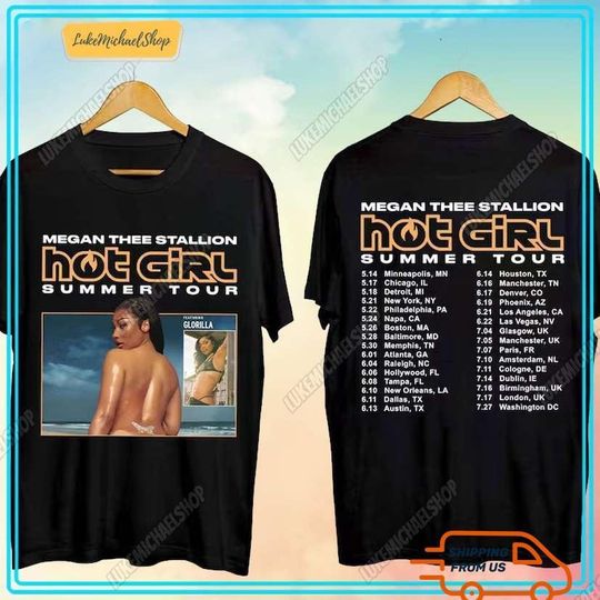 Megan-Thee Sta.llion Rapper Shirt, Hot Girl Summer Tour 2024 Unisex T-Shirt, Me.gan Th.ee Sta.llion 90s Shirt