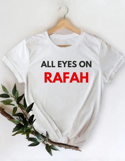 All Eyes On Rafah Shirt, Stand With Palestine Tee, Human Rights Gift, Palestinian Top