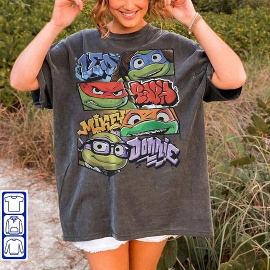 Ninja Turtles Mutant Mayhem T-Shirt | Teenage Mutant Ninja Turles Tee | Ninja Turtle Lovers