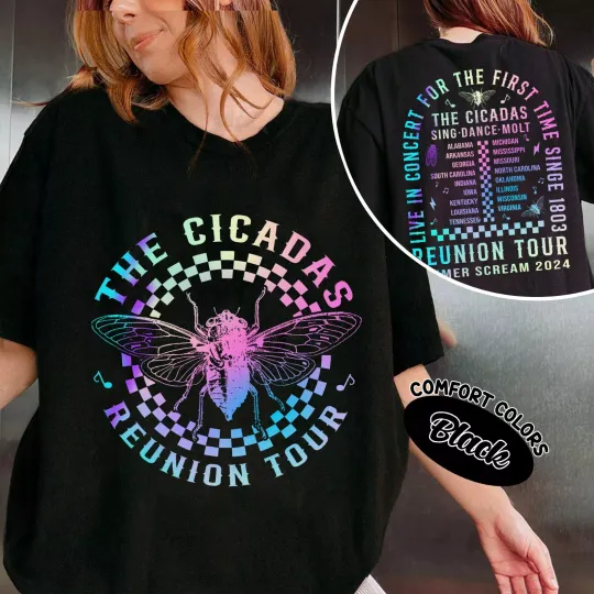 Cicadas Reunion Tour Shirt, Summer Scream 2024 T-Shirt