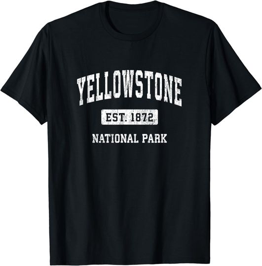YStone Vintage National Park Sports Design T-Shirt