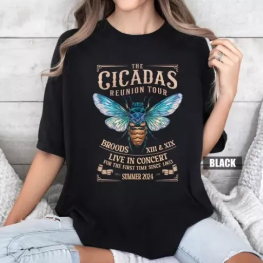Cicada Shirt Cicadas Summer Scream Reunion Tour 2024 tshirt