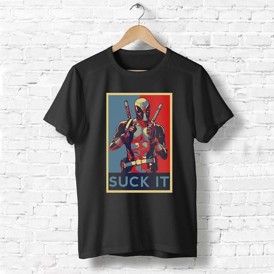 Funny Suck It Deadpool American Superhero Unisex T-Shirt