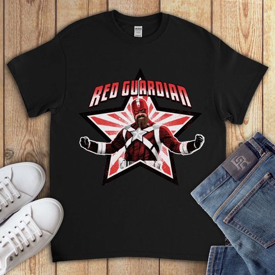 Red Guardian Superhero Vintage Comic Unisex T-Shirt