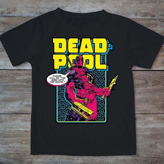 Deadpool Wade Wilson Funny Comic Unisex Gift T-Shirt