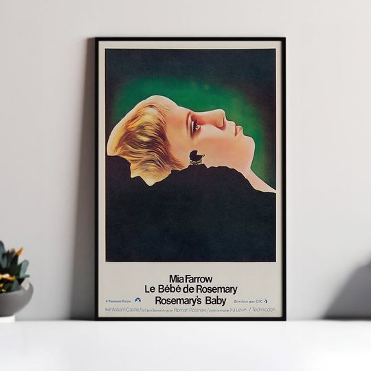 Rosemary's baby Roman Polanski Movie Poster, Movie Poster, Home Decor