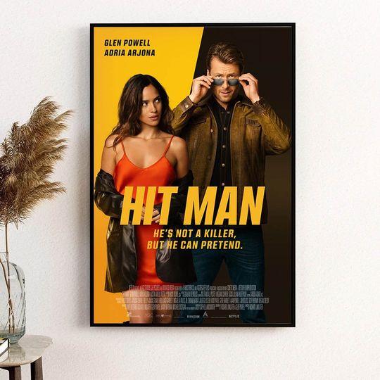Hit Man (2024) Movie Poster, Movie Poster, Home Decor