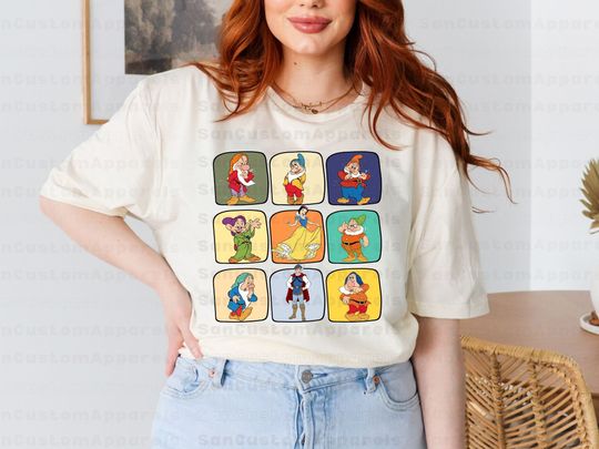 Snow White And Seven Dwarf Disney Shirt, Prince Florian - Snow White - 7 Dwarf Shirt, Disney Princess Snow White Shirt, Seven Dwarf Tee