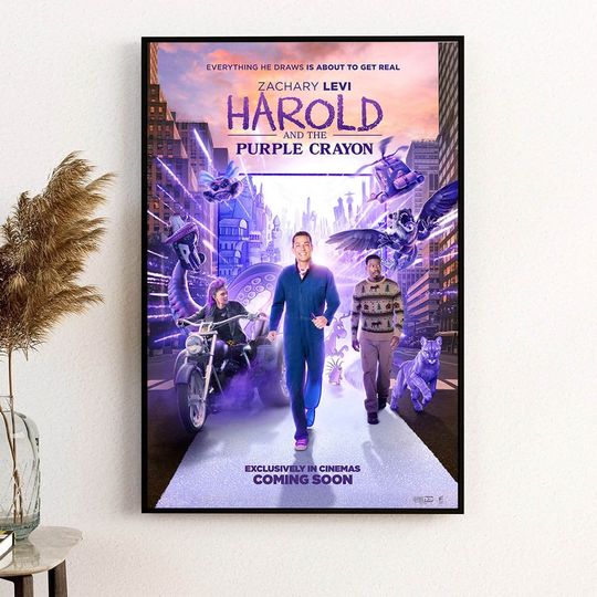 Harold and the Purple Crayon (2024) Movie Poster