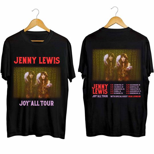 Jenny Lewis - 2024 JoyAll Ball Tour Double Sided Shirt