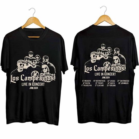 Los Campesinos! 2024 Tour Double Sided Shirt