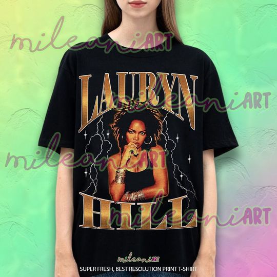 LAURYN HILL T-shirt | Vintage Rap Tee Shirt | Gift for Him Her Tees
