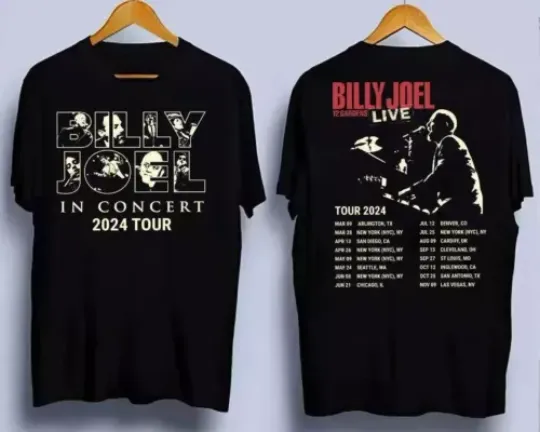 Billy Joel In Concert Music Tour 2024 Shirt