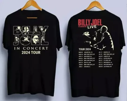 Billy Joel In Concert Music Tour 2024 T-Shirt