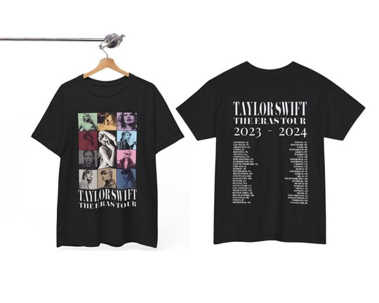 Taylor Eras Tour II Shirt, Two-Sided taylor version World Cities 2024 Concert