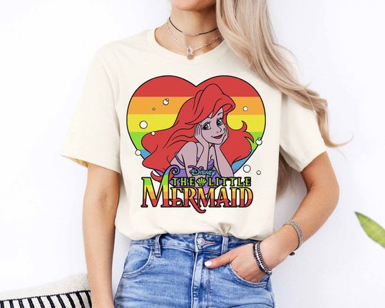 Disney Pride The Little Mermaid Shirt, Princess Pride Shirt