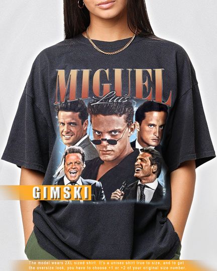 Limited Luis Miguel Shirt Vintage Bootleg Luis Miguel T-Shirt