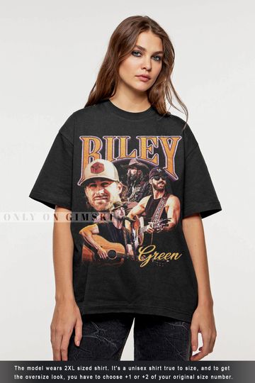 Riley Green Shirt Vintage Bootleg Graphic Tee Riley Green T-Shirt