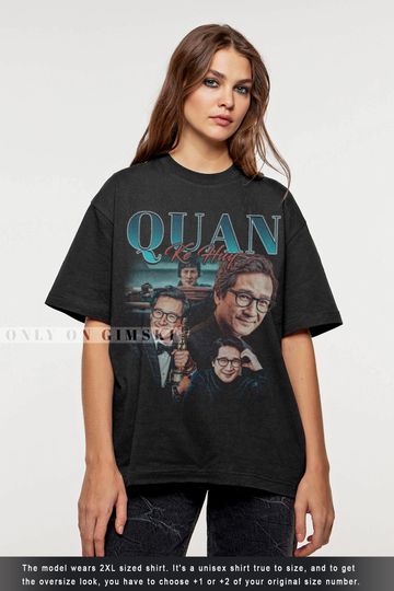 Limited Ke Huy Quan Shirt Vintage Bootleg Ke Huy Quan T-Shirt Tee Movie Unisex Actor Shirt