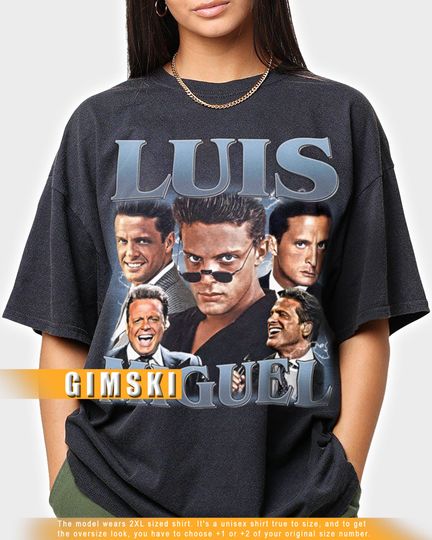 Limited Luis Miguel Shirt Vintage 90's Bootleg Luis Miguel T-Shirt