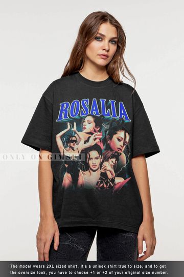 Rosalia Shirt Vintage Bootleg Graphic Tee Rosalia T-Shirt