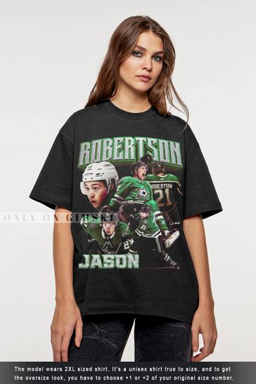 Jason Robertson Shirt Vintage Bootleg Graphic Tee Jason Robertson T-Shirt
