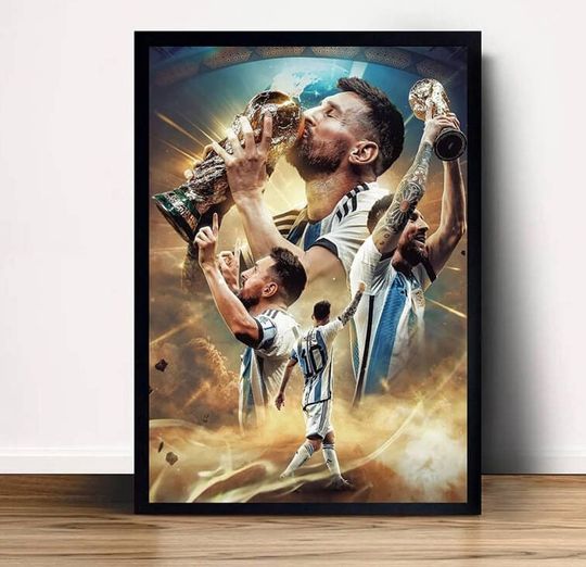 Messi Football Poster
