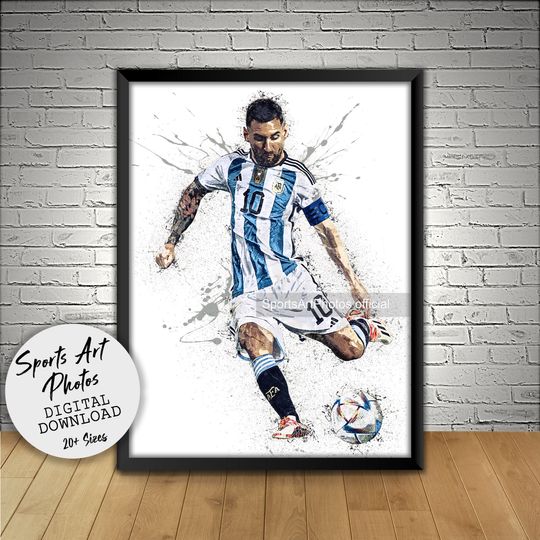 Lionel Messi Poster, Argentina World Cup