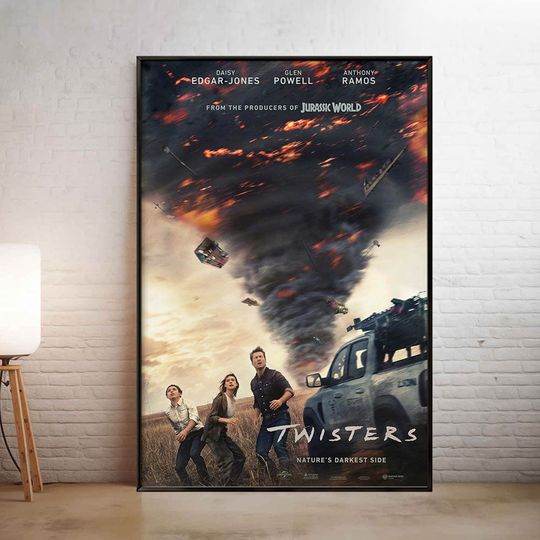 Twisters (2024) Movie Poster, Film Fan Poster, Home Decor