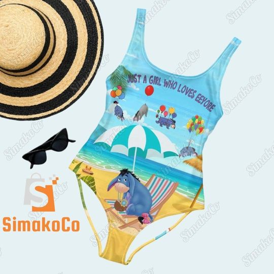 Eeyore Swimwear, Eeyore Swimsuit, Disney Eeyore Swimwear
