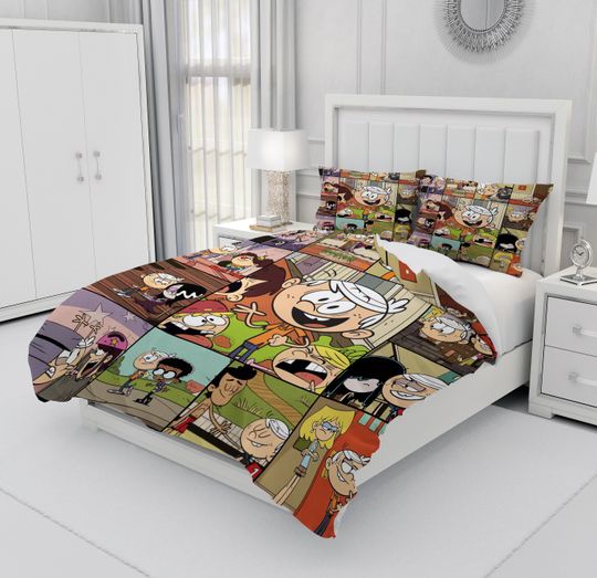 The Loud House Bedding Three Piece Set, Creative Gifts